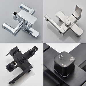 Черный душевой смеситель для ванной - Product Image 3