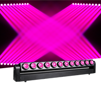 Promotion : Barre de Scène DMX à 12 Yeux RGB, 12x15W RGBW 4-en-1, Projecteur LED Mobile pour DJ, Boîte de Nuit et Discothèque