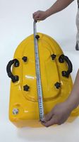 Coque de navire de véhicule sous-marin sans pilote en fibre de verre FRP personnalisée, haute précision, légère, haute résistance, fabricant OEM