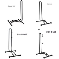 Support de stationnement pliable en U LJX L77 pour vélo de montagne, conception triangulaire verticale, haute capacité de charge pour la maintenance et la réparation
