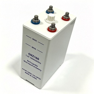 160AH IEC60623แบตเตอรี่แบบชาร์จไฟได้สำหรับ UPS GNZ160 KPM160แบตเตอรี่อัลคาไลน์นิกเกิลแคดเมียมขนาดกลาง1.2V - Product Image 2