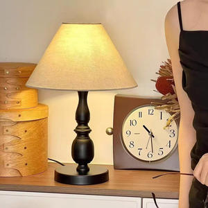 French <b>Vintage</b> Wabi-Sabi Style <b>Bedside</b> <b>Lamp</b> American Retro Study Room Decorative <b>Lamp</b> High-End Atmosphere for Bedroom Hotel AC - Product Image 2