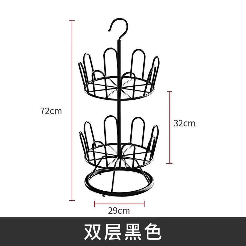 Two-tier deluxe black design (holds 16 shoes)