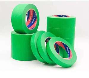 Chất lượng cao một mặt ô tô <span class=keywords><strong>Masking</strong></span> băng dính màu vàng màu xanh lá cây không thấm nước cho xe ô tô họa sĩ và chất lượng tốt - Product Image 3