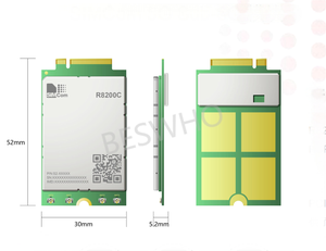 SIMCOM R15 SIM8200EA-M2 5G redcap โมดูล SIM8200 LGA LCC สำหรับ Industrial IOT EDGE Computing การส่งข้อมูลขนาดใหญ่ขอบ Ai <span class=keywords><strong>SIM</strong></span> - Product Image 1
