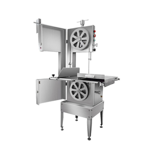 Macchina Elettrica per Taglio Carne con Lama a Nastro e Vassoio Scorrevole, Facile da Pulire, per Carne Congelata, Semi-Automatica - Product Image 2