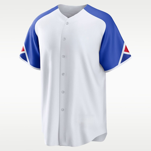 Maillot de baseball personnalisé de haute qualité pour équipe sportive, séchage rapide, en mesh brodé, OHTANI ACUNA JR GUERRERO LINDOR, pour softball - Product Image 1