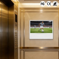 Señalización Digital para Estadios Interiores, Soporte de Pared |   Pantalla Publicitaria Android Táctil para Zonas VIP de Fanáticos en Estadios Deportivos y Puestos de Comida