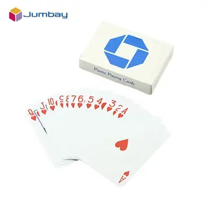 定制印刷空白纸扑克扑克牌塑料交易牌带标志