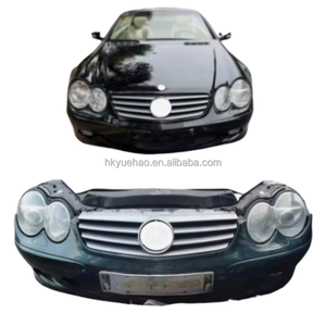คุณภาพสูง เหมาะสำหรับ Mercedes-Benz SL R230 SL300/SL500/SL550 Sport Edition กันชนหน้าสีดำ อุปกรณ์ตกแต่ง A2308800005 - Product Image 1