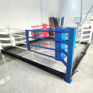 Anneau de <span class=keywords><strong>boxe</strong></span> pliable Rongan 4*4m 5*5m, logo personnalisé, installation facile, entraînement professionnel de sports de combat Sanshou avec certification CE - Product Image 3