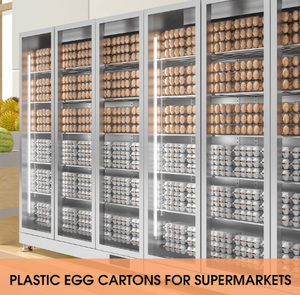 Khả năng hiển thị cao 12 gói khay trứng nhựa tinh thể rõ ràng trứng hộp carton cao cấp bao bì trứng cho kệ siêu thị hiển thị - Product Image 4