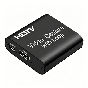 Tarjeta de Captura de Video de Aleación de Aluminio para HDTV, Salida en Bucle, Nintendo Switch, 1080p, 60fps, Salida de Audio, Streaming, Xbox, PS4, PS5, PC, <span class=keywords><strong>VLC</strong></span>, OBS - Product Image 1