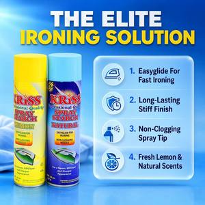 Almidón en Aerosol Profesional con Fórmula Easyglide para Planchado de Ropa en el Hogar y Acabado de Telas en Lavanderías - Product Image 6