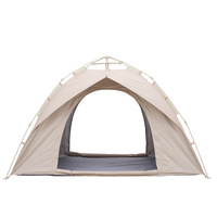 Tente de camping gonflable à gonflage rapide, imperméable, en tissu Oxford, anti-moustiques, pour l'extérieur