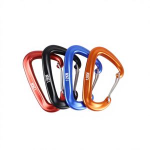Mosquetón de Aluminio de Aviación 7075 de 12KN con Resorte de Liberación Rápida para Escalada y Columpio de Hamaca - Product Image 4