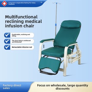 Silla de infusión de diseño moderno para <span class=keywords><strong>Hospital</strong></span>, cama individual reforzada para <span class=keywords><strong>acompañante</strong></span>, Sala plegable, silla compartida para <span class=keywords><strong>acompañante</strong></span>, silla semirreclinable - Product Image 6
