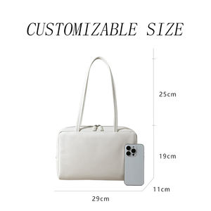 Borse di lusso di alta qualità per le donne <span class=keywords><strong>Vintage</strong></span> in pelle da <span class=keywords><strong>donna</strong></span> borsa a tracolla di grande capacità di marca personalizzata borsa da Bowling - Product Image 2