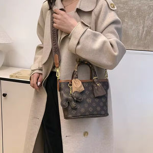 Bolso de Mano Casual de Primavera para Mujer, Bolso de Hombro Cruzado de PU Impermeable con Cierre Abierto, Portátil - Product Image 3