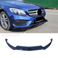 For Mercedes Benz C-Class W205 2015-2018 Car Front Bumper Lip Splitter Diffuser Body Kit Brabus Style Bumper Protector