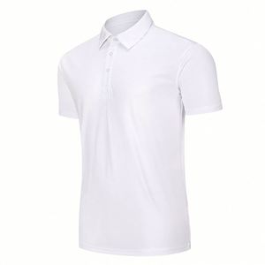 Design Men's Summer Short Sleeve Zipper Top Custom Printed <b>T</b>-shirt Pullover Golf Fashion Oversized Men's Custom Polo Shirt - Product Image 4