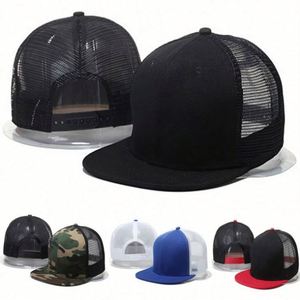 Wholesale Custom 6 Panels <b>Plain</b> Blank Mesh Snapback <b>Caps</b> - Product Image 6