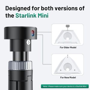 Mini adattatore portatile in alluminio treppiede supporto compatibile con i nuovi e vecchi modelli Starlink per campeggio e escursionismo all'aperto - Product Image 5