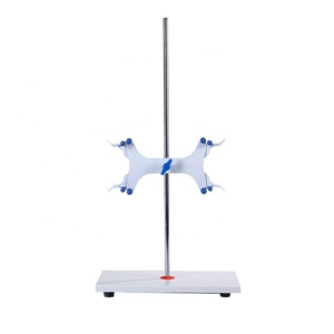 Pinza de laboratorio de doble bureta de plástico ajustable tipo mariposa para soporte de titulación de tubos de vidrio - Product Image 5
