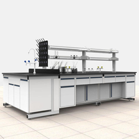 Tables de laboratoire modulaires en acier personnalisées de Cartmay avec armoires pour hôpital et école Design moderne