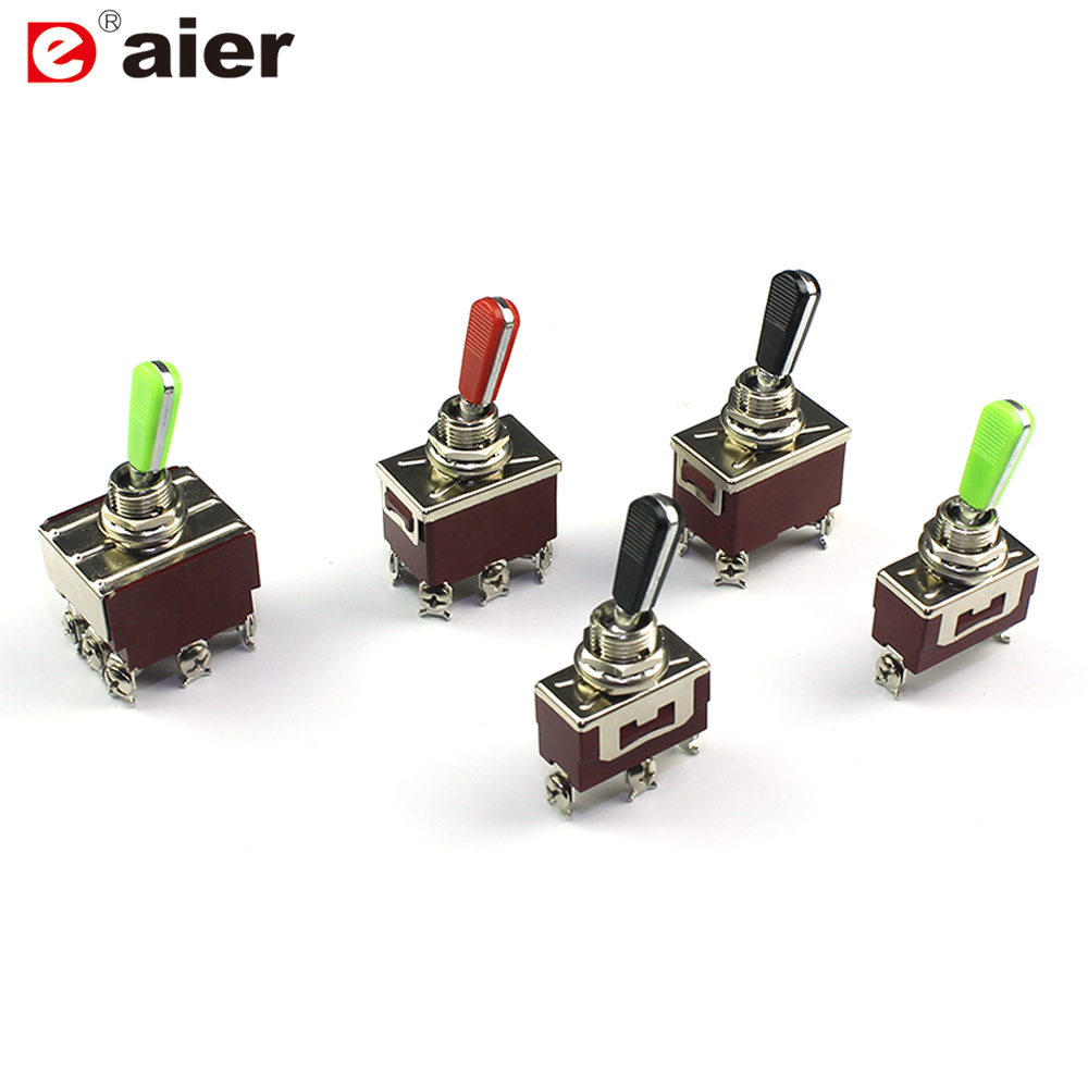 Цветная ручка SPST ВКЛ-ВЫКЛ фиксация Тип винтовой клеммы Переключатель