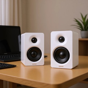 Altavoces de escritorio activos Edifier N300 2.0 con alimentación USB, sonido de alta fidelidad para computadora y televisor - Product Image 1