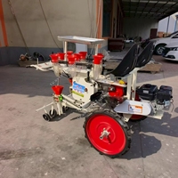 Transplanteur à deux rangs autopropulsé, transplanteur de légumes à haute efficacité pour la ferme