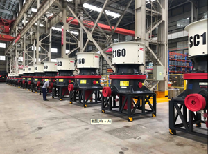 Unité de concassage à cône monocylindre robuste SC160 pour le broyage et le façonnage de roches dures, destinée à la production d'agrégats de construction - Product Image 5
