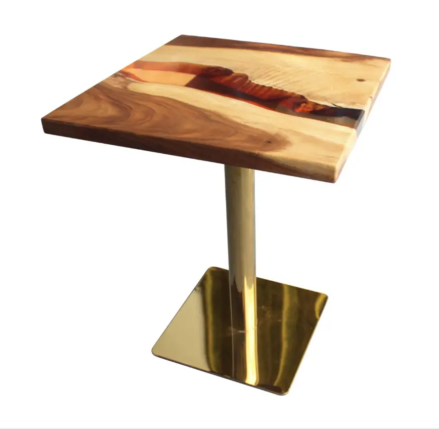 House interior furniture wood epoxy tables dining table decorating squares epoxy resin wood table