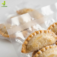 Sacs sous vide personnalisés en plastique imprimé, scellés sur trois côtés, de qualité alimentaire, pour viandes / poissons / saucisses congelées, pour l'emballage des aliments congelés
