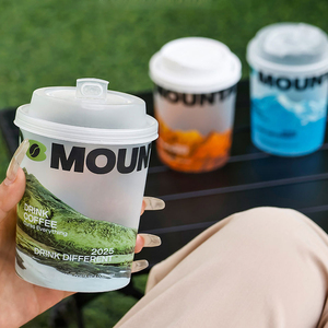 Biểu Tượng Tùy Chỉnh 90Mm Dùng Một Lần <span class=keywords><strong>PP</strong></span> Vòng Cốc Nhựa Với Bên Trong Phim Chất Béo Bong Bóng Trà Nhựa Cà Phê Cốc Cốc Nhựa Với Nắp - Product Image 5