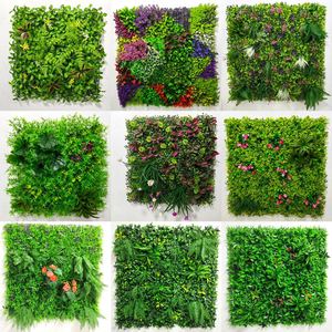 Panel de pared de césped artificial para exteriores con certificación UV, Seto de boj de bonsái sintético de plástico para fiestas, decoración de pared para uso en interiores - Product Image 5