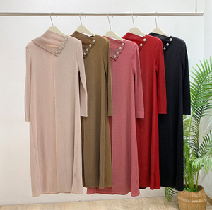 Robe plissée modeste pour femmes, design tendance, vente en gros, haute qualité, taille unique, pour l'église, ODM, décontractée, Vestidos - Product Image 4