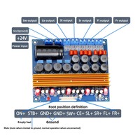 Carte d'amplificateur numérique HIFI domestique haute puissance de classe D à six canaux 5.1 TPA3116 (modèle 2020)
