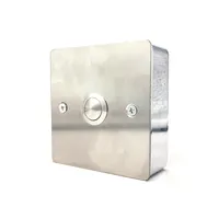 金属アクセス制御ノーマルオープンアルミニウムスイッチパネルプッシュドアリリース出口ボタン