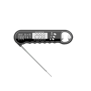 Gấp kỹ thuật số BBQ Nhiệt kế <span class=keywords><strong>LCD</strong></span> hiển thị không thấm nước đèn nền max min giữ Tính năng mở chai nhà bếp nấu ăn công cụ - Product Image 4