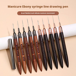 Pinceau pour nail art, stylo de peinture pour ongles, pinceau à lignes fines, pinceau professionnel pour salon de manucure, fournitures de nail art en gros - Product Image 2