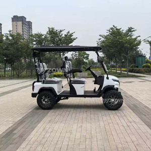 Voiturette de golf électrique de luxe 6 places, batterie lithium 72V, éclairage LED, tableau de bord numérique, idéale pour les terrains de golf - Product Image 3