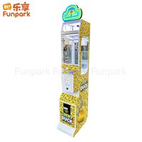 Máquina de garras mini al por mayor, juego de grúa de peluches operado con monedas, dispensador de premios con música LED para centro de entretenimiento