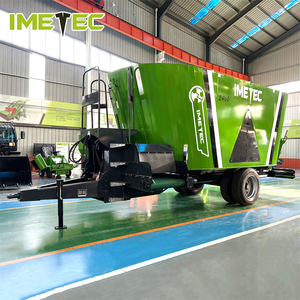 Mélangeur TMR vertical robuste Imetec, entraîné par tracteur, alimenté par prise <span class=keywords><strong>de</strong></span> force, pour <span class=keywords><strong>l</strong></span>'élevage <span class=keywords><strong>de</strong></span> bovins en ferme - Product Image 3