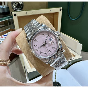 Montre de luxe de créateur en acier inoxydable 904L avec logo personnalisé, cadran arabe de 41 mm, chronographe ETA, étanche à 10 bars, haut de gamme - Product Image 5