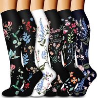 Chaussettes de compression OEM ODM 20-30 mmHg 15-20 mmHg Athlétiques Course à pied Sports Varices Circulation - Chaussettes de compression graduée