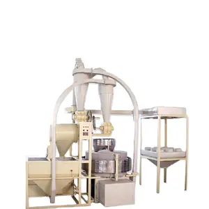 Long equipment stone grain grinder fine flour wheat flour milling machine for small business