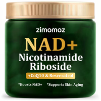 Capsules liposomales de Resvératrol à marque privée OEM, NAD+ Nicotinamide Riboside pour adultes - Soutien énergétique, 2 capsules par jour, 80 unités
