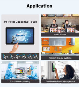 10 15.6 22 24 27 32 Inch Advertising Touch Monitor TFT LCD IP65 Waterproof Touch <b>Screen</b> Monitor Wall Mounted Industrial Panel Pc - Product Image 6
